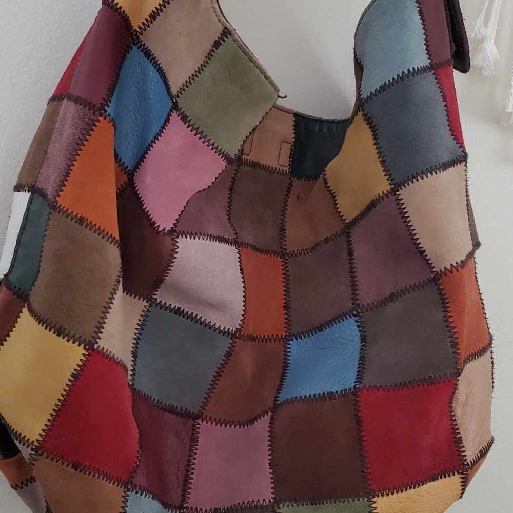 🍀Lucky Brand Patchwork Bag
